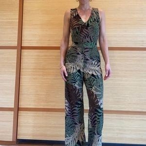 United Colors Of Benetton Vintage Tropical print Jumpsuit